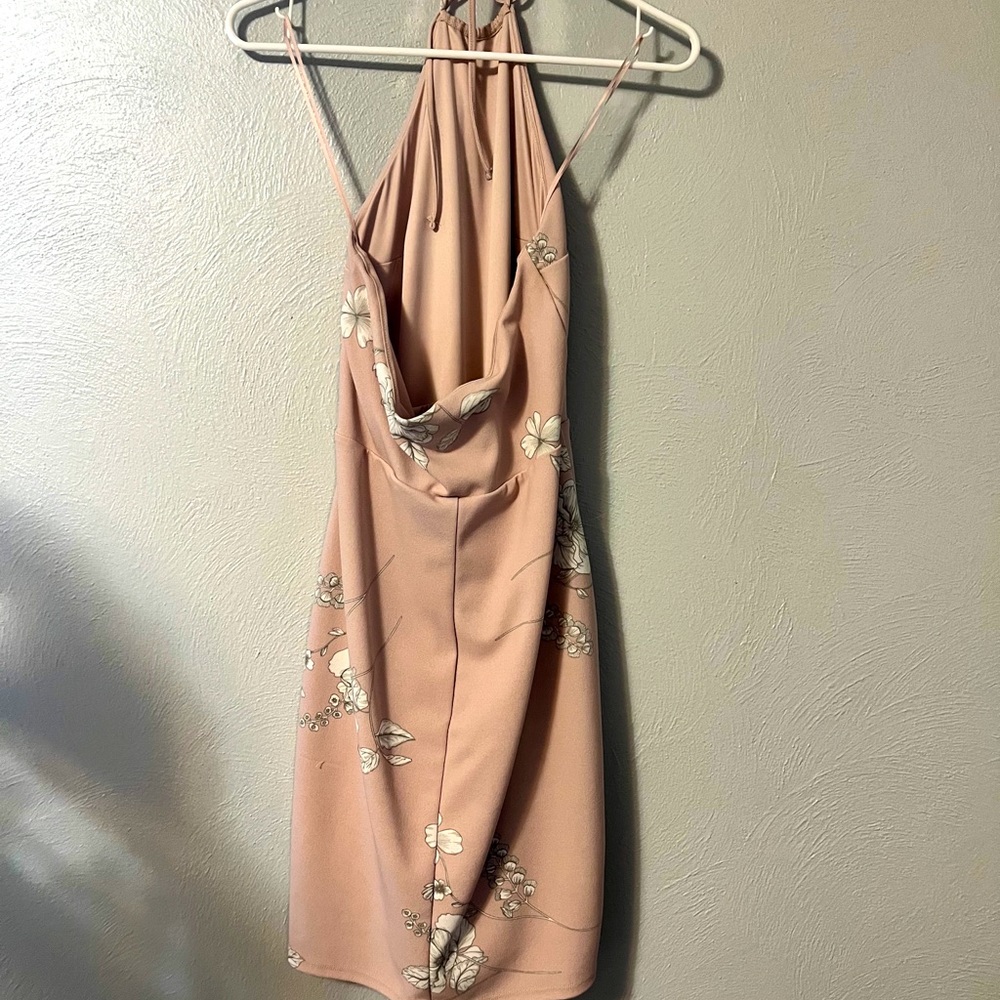 Tropical blush dress from Express! Size M.
